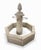 French Provincial Large French Style Octagonal Carved Limestone Garden Fountain With Pinecone Finial For Sale - Image 3 of 7