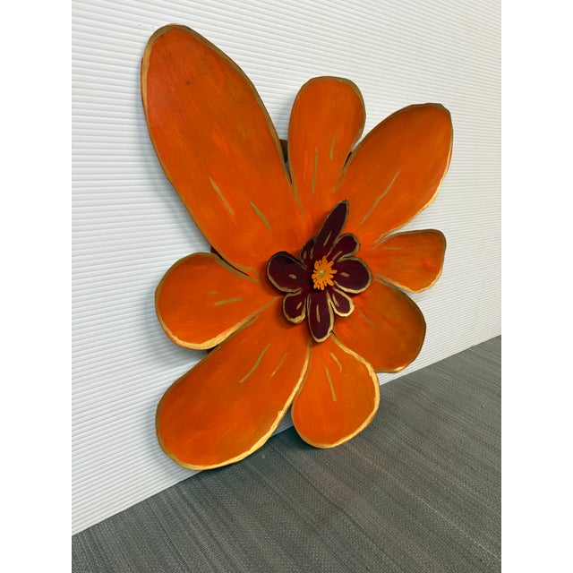 Design Plus Gallery presents a Metal Flower Wall Sculpture by Pat & André Juneau. The father-and-son artist team works...