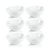 2020s Reneta Alabaster Glass Bowls, Set of 6 For Sale - Image 5 of 5