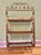 Vintage Hollywood Regency Gilt Metal 3-Tier Wall Shelf With Towel Bar For Sale - Image 4 of 11