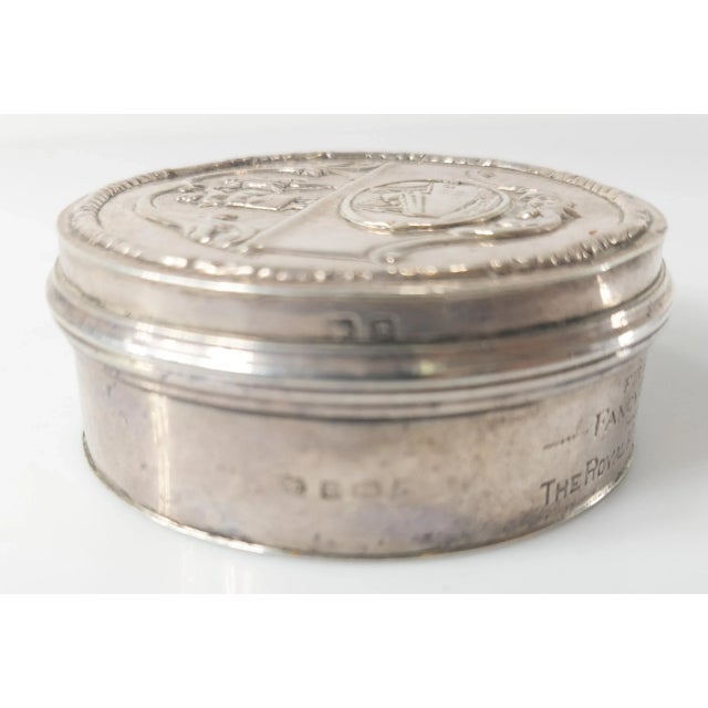 Early 20th Century Elkington & Co. Sterling Silver Trophy Box For Sale In New York - Image 6 of 10