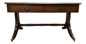 English Style Mahogany Flat Desk