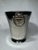 Mid-Century Modern Vintage Traditional Silver Finish Hammered Metal Insulated Ice Bucket For Sale - Image 3 of 12