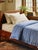 American 1990s King Size Tommy Hillfiger Pillow Shams. Yellow/ Blue Flower Motif For Sale - Image 3 of 3