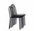 Model 222 Black Chairs by Robert Mallet Stevens for Ecart, France, 1980s, Set of 4 For Sale - Image 6 of 10