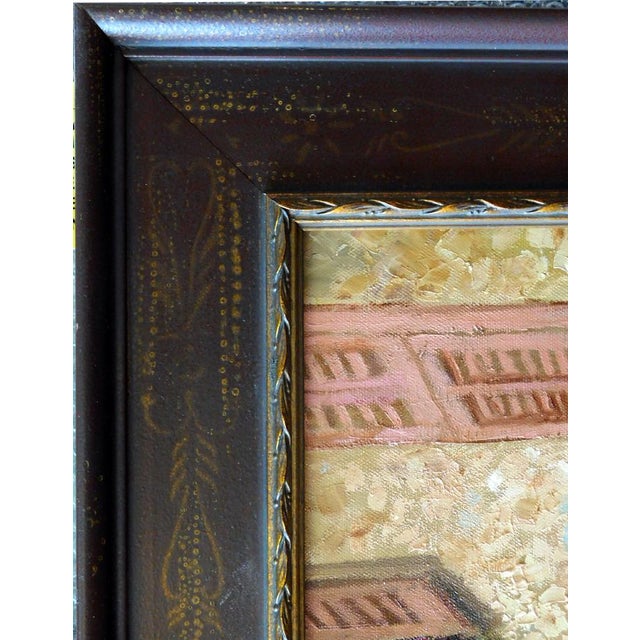 Paul Guy Gantner"An Inviation"Hand Signed Flower Shop Custom Frame For Sale - Image 4 of 4