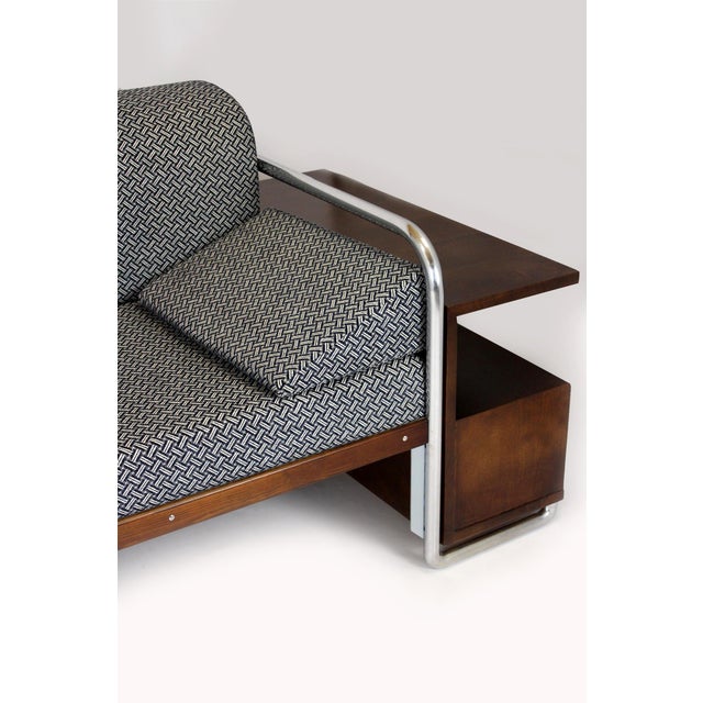 Bauhaus Tubular Steel Sofa by Robert Slezak, 1930s For Sale - Image 15 of 18