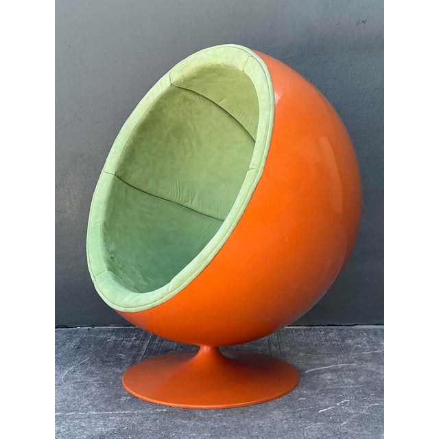 Vintage 70s Ball Chair After Eero Aarnio For Sale - Image 11 of 12