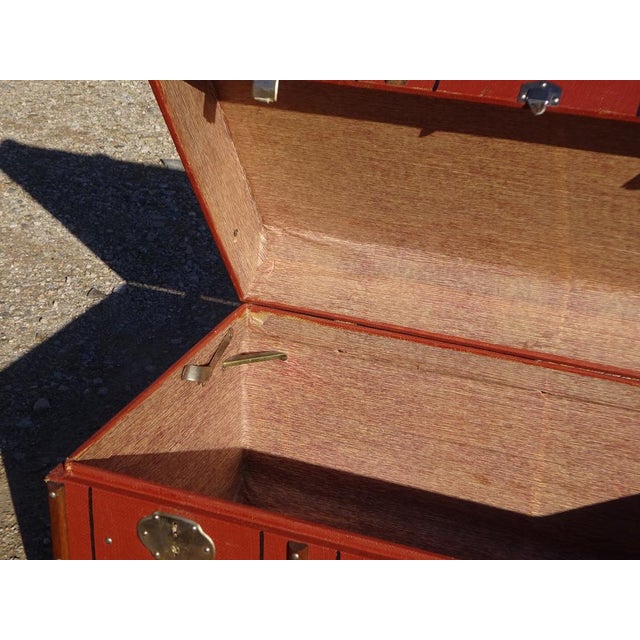 Early 20th Century Cabin Trunk, 1930s For Sale - Image 10 of 18