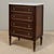 French Louis XVI Petite Mahogany Commode With Carrara Marble For Sale - Image 4 of 18