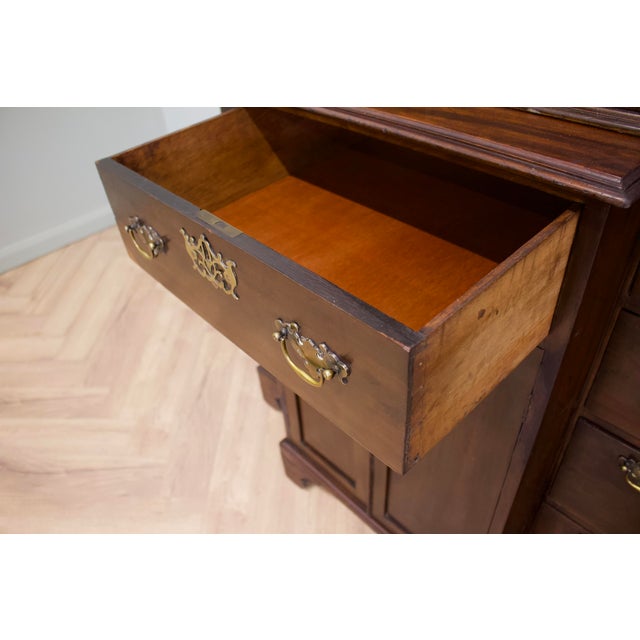 Wood Antique Georgian Mahogany Glazed Display Cabinet, 1810s For Sale - Image 7 of 12