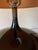 Mid 20th Century Mid Century Modern XL Black Ceramic and Walnut Sphere Table Lamp For Sale - Image 9 of 14