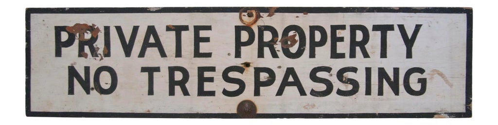 „Private Property“-Schild – Reflektierend, Aluminium, 30,5 X 45,7 Cm, Wetterbeständig