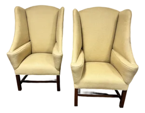 Johnston Benchworks Wingback Chairs - A Pair