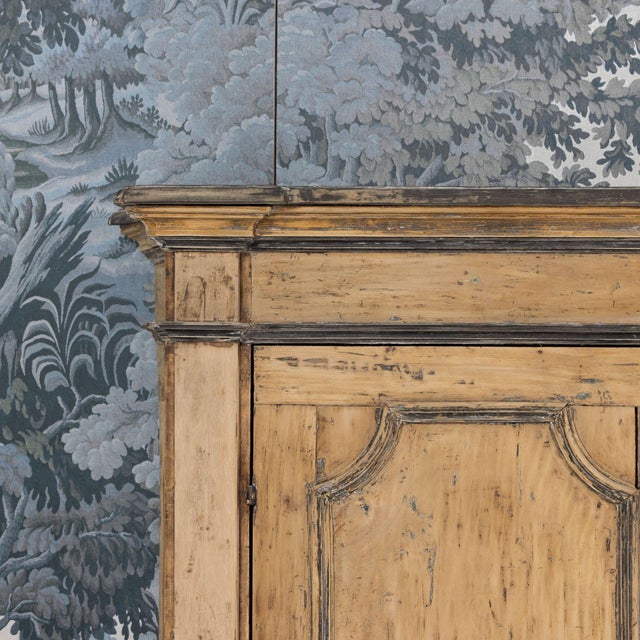 Baroque 18th C. Italian Birch & Maple Wood Cabinet in the Baroque Style For Sale - Image 3 of 12