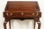 Henkel Harris Queen Anne Lady Astor Solid Mahogany Slant Front Writing Desk For Sale In South Bend - Image 6 of 14