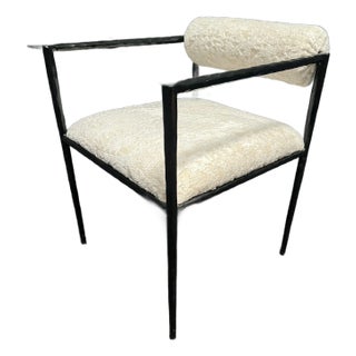 Barbana Chair Facet Cream Chenille For Sale