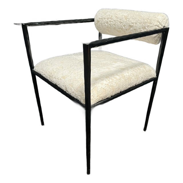 Barbana Chair Facet Cream Chenille For Sale