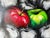 Modern Maritza Still Life Apples Acrylic on Canvas Painting, Framed For Sale - Image 4 of 12