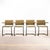 1970s Vintage Cantilever Peninsular Blue Frame Dining Chairs with Sage Green Upholstery, 1970s, Set of 7 For Sale - Image 5 of 13