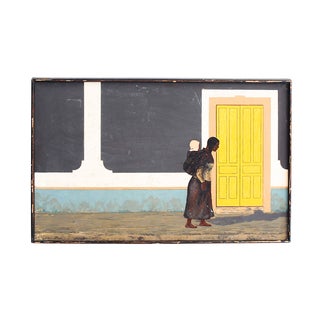 Original Painting - Woman Carrying Baby For Sale