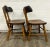Wood Vintage Dixie Furniture Company Young Hinkle Corporation Curved Back Pub Chairs - Pair For Sale - Image 7 of 10