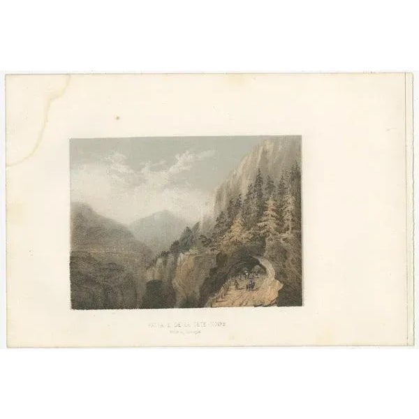 Set of five views of Switzerland, including Servoz, Bonneville, Sallanches and other regions of the Route de Chamonix....
