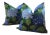 Schumacher Hydrangea of 22” Down Filled Pillows - a Pair For Sale