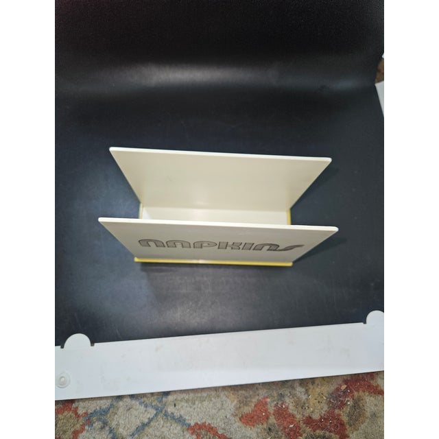 Retro MCM 1970s Plastic Napkin Holder