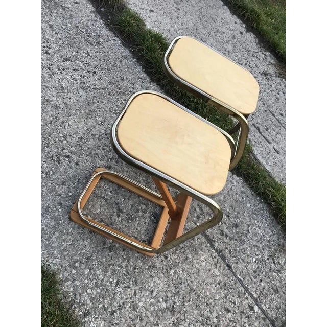 Mid-Century Italian Side Tables with Magazine Rack, 1950s Set of 2 For Sale - Image 9 of 14