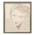 Frank Gallo Woman in the Rain Signed Figurative Ceramic Tile 28/200 Framed 1980s For Sale