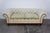 1990s George Smith Light Green Leather Chesterfield Sofa With Nailheads For Sale - Image 10 of 12