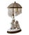 Rustic European 1920s Austrian Continental Figural Porcelain and Crystal Table Lamp For Sale - Image 3 of 5
