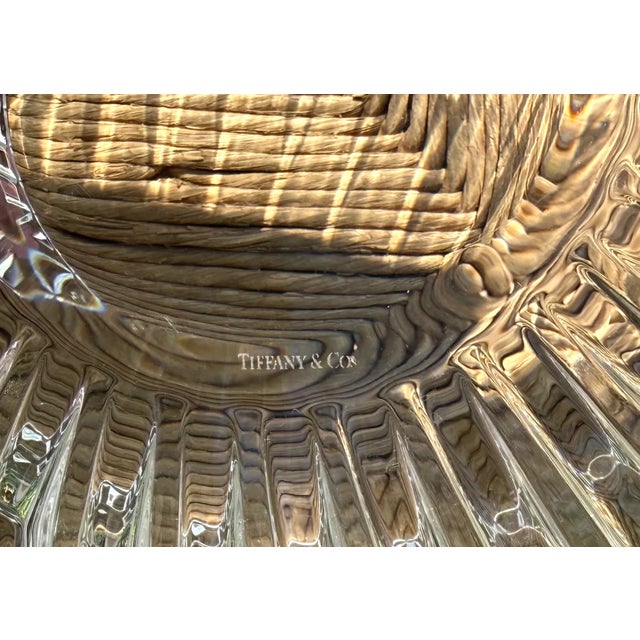 1980s Tiffany & Company Crystal Atlas Bowl For Sale - Image 12 of 12