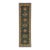 Blue and Beige Kazak-Style Wool Runner Rug, Natural Dyes, 2'8" X 9'9" For Sale