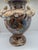 Vintage Hand‑Painted Oriental Ceramic Vase With Foo Dog Handles For Sale - Image 4 of 11