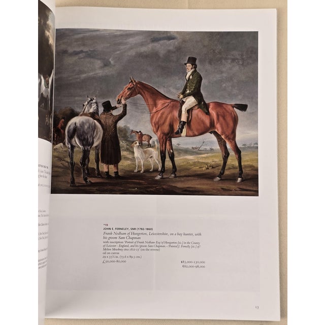 Victorian Sporting and Wildlife Art Auction Catalogue. Christie's South Kensington, July 2014 For Sale - Image 3 of 6