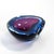 1960s Italian Murano Style Art Glass Blue & Purple Bowl For Sale - Image 9 of 10