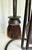 Mid 20th Century Vintage Wrought Iron Fireplace Set With Sculptural Loop Details For Sale - Image 5 of 11
