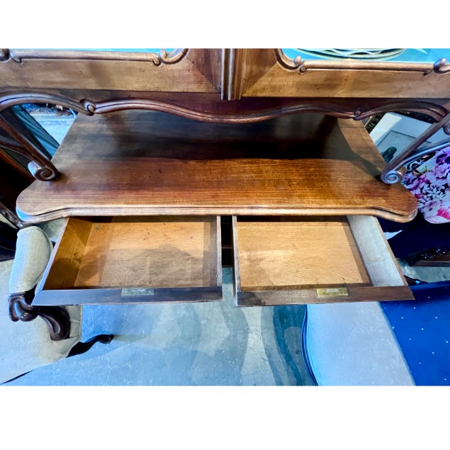 Late 19th Century Two-Part Queen Anne Style Étagère For Sale - Image 9 of 9