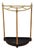 Demi Lune Brass Umbrella Stand, 1920 For Sale