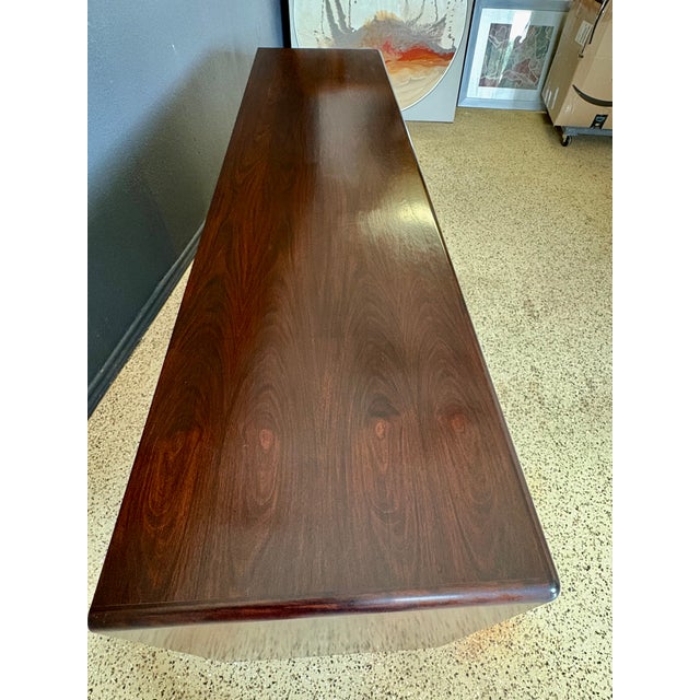 Rosewood Tambour Door Credenza by Dyrlund For Sale In Dallas - Image 6 of 12
