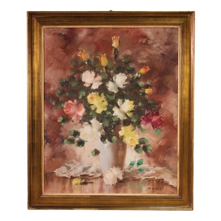 Spanish Artist, Still Life, 1960, Acrylic on Canvas For Sale