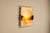 Cristal & Amber Quilt Wall Lamps by Toni Zuccheri for Venini, Italy, 1970s, Set of 3 For Sale - Image 6 of 14