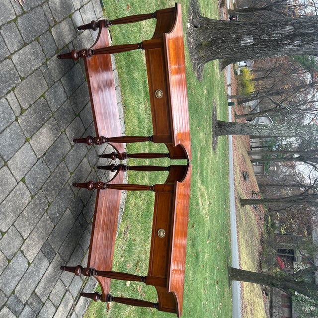 Italian 1940s Pair 2 Tier Italian Consoles For Sale - Image 3 of 9