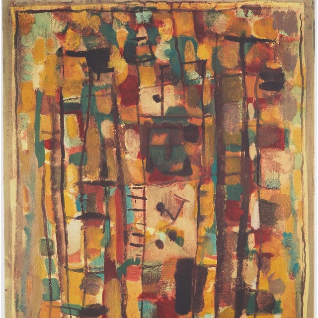 Modern Roger Bissiere, Composition abstraite, Lithograph For Sale - Image 3 of 7