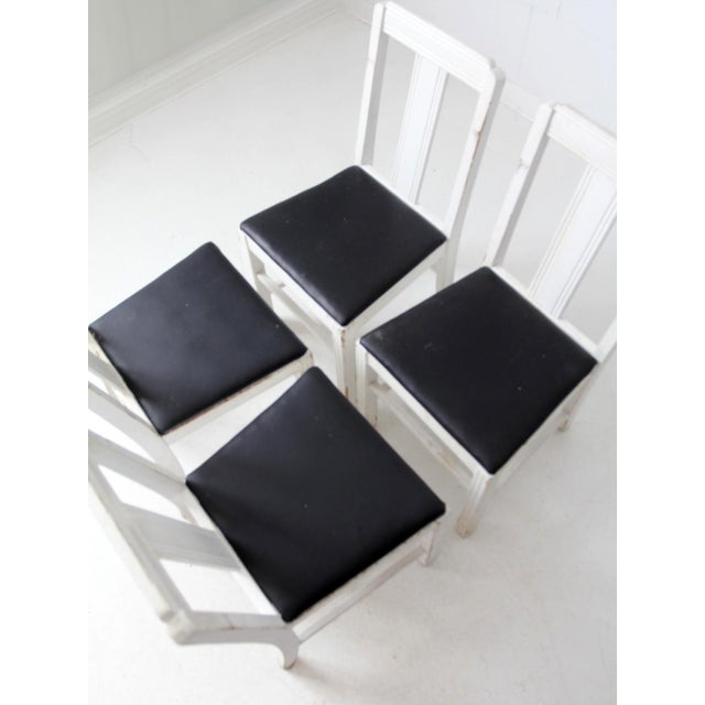 Vintage Square Brand Dining Table Set For Sale - Image 12 of 18