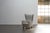 Mid-Century Modern Vintage Wingback Chair in Bouclé Fabric from Mogens Lassen, Denmark, 1950s For Sale - Image 3 of 12