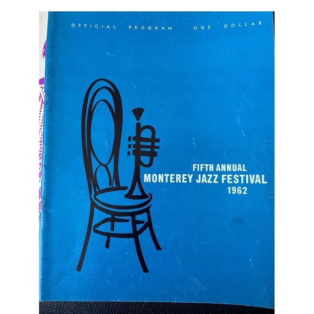 1960 & 1962 Monterey Jazz Festival Programs Vintage Official- Set of 3 For Sale - Image 4 of 10