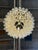 1970s Tiered Textured Murano Glass and Brass Chandelier For Sale - Image 4 of 9